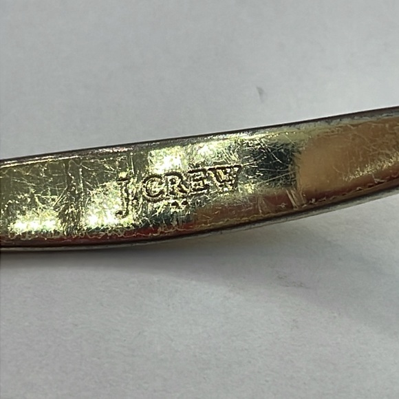 J.Crew Gold Tone Solid Squares Cuff Braclet - Picture 10 of 10